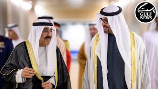 UAE President Sheikh Mohamed receives Emir of Kuwait in Abu Dhabi