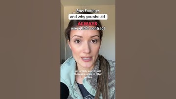 this is why you should ALWAYS use UGC contract with an AI clause inside of it If you need a contract