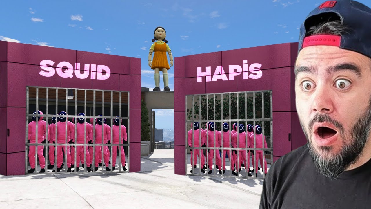 FRANKLIN EVINI SQUID GAME 2 HAPISI YAPTI - GTA 5 MODS