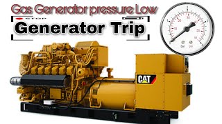 Gas pressure low & Generator trip | Engineering shelf