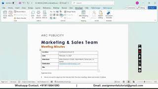 Shelly Cashman Word 365 | Module 5: End of Module Project 2 ARC Publicity