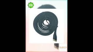 HDMI Flat Cable 2.0v Durable and Reliable Audio/ Video Cables 5 Meters Black