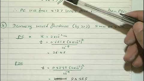Injection moulding example - Cooling time calculation