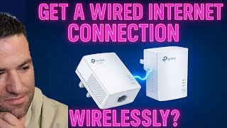 Wired Internet connection anywhere in your home with no wires (nope not a extender)