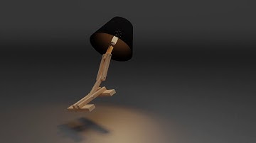 Lamp animation created in Blender