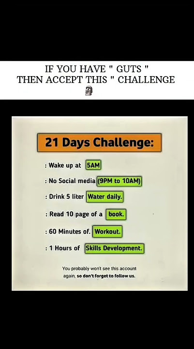 21-Day Challenge That Will Transform Your Life – Only for the Brave!