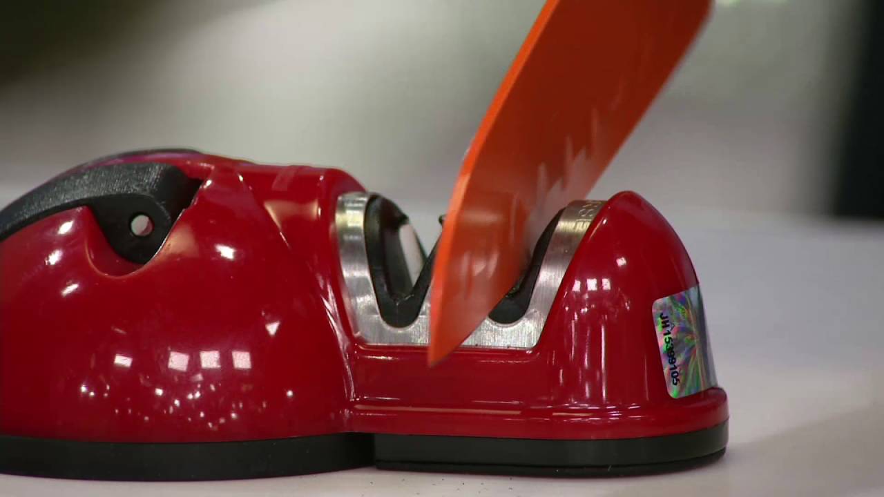 Sharp Shark Set of 2 Countertop 2 Stage Knife Sharpeners on QVC YouTube