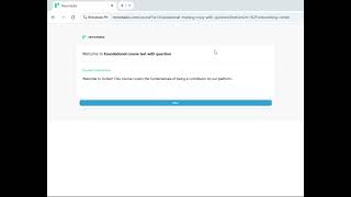 Remotask - Foundational course test with question