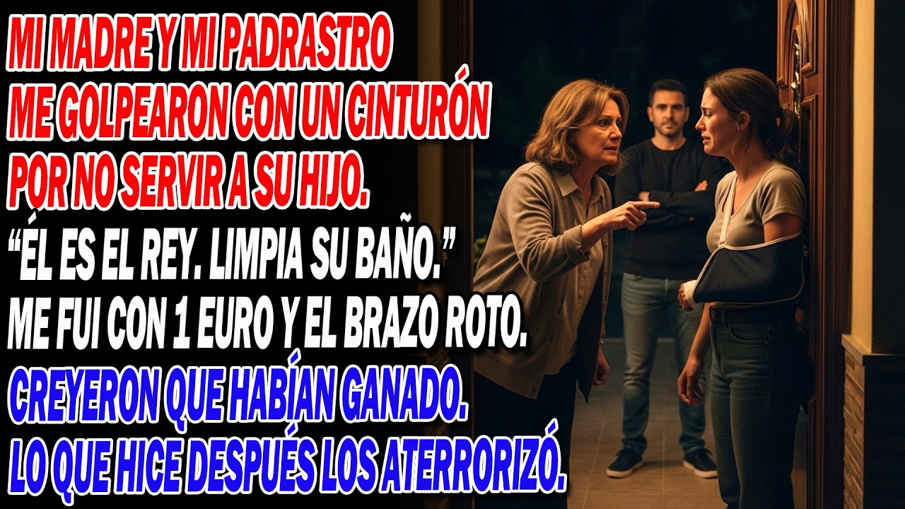 Me negué a “servir” al hijo favorito de mis padres 👑🚫 y me rompieron el brazo 💔🦴…
