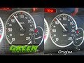 Comparatif filtre  air green vs filtre origine  peugeot 206 rc 177 ch