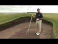 Golf - the Correct Way to Rake Bunkers