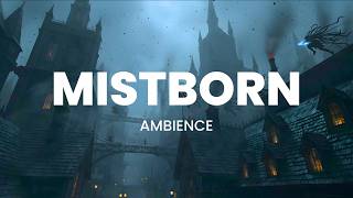 MISTBORN Ambience | Ashes of Luthadel | Rain & Thunderstorm Sounds | 1 HOUR