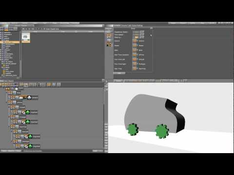 Simple Car Rig Vizrt Script