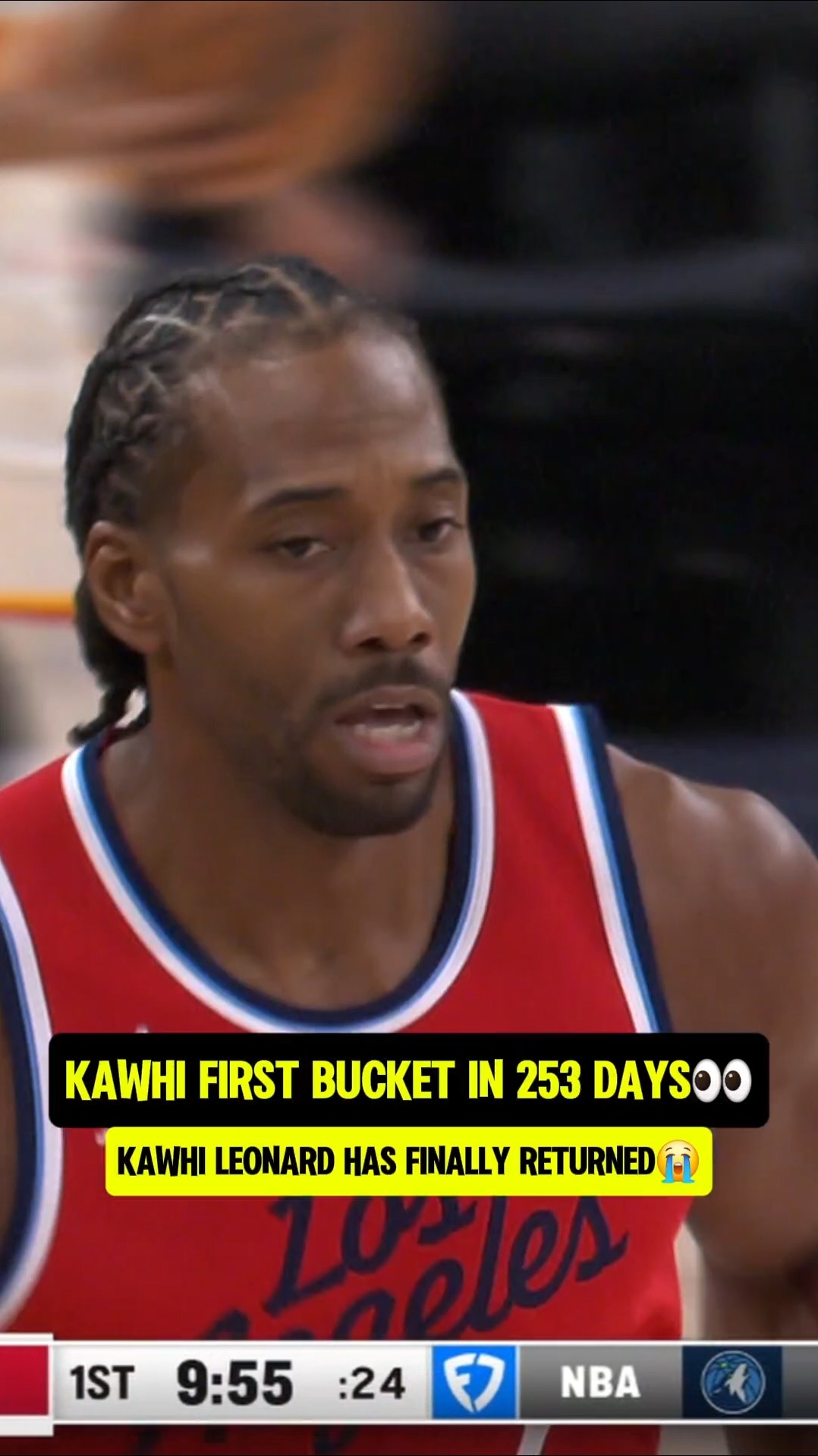 Kawhi Leonard is back after 250+ days?