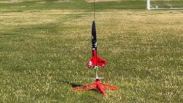 Estes Rockets - Der Red Max Model Rocket Launch #estes #modelrocket #modelrockets