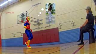 Ironman doing the Running Man with Mom 😊 7/14/2026