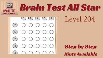Brain Test All Star Level 204 – Quick & Easy Solution!