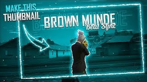 How To Make Thumbnail Like Kaushik is Live   How To Make Free Fire Montage Thumbnail