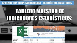 Tablero de Indicadores Estadísticos en Excel