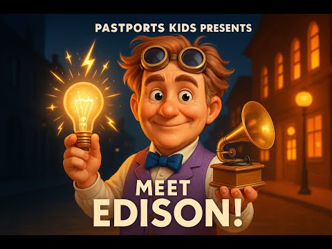 Meet Thomas Edison 💡 | Who Was Thomas Edison? | PastPorts Kids