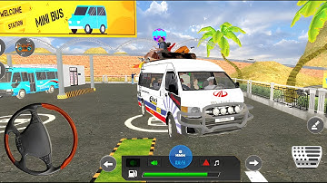 New Van Minibus Driving Games - Minibus Simulator 3D - Bus Game Android Gameplay #1
