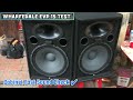 JBL Cabinet 300 watt speaker sound check speaker testing 