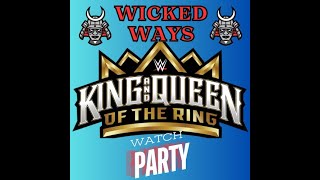 WWE King & Queen of the Ring Watch Party #wwe #wrestling #wweraw #wwesmackdown #viral