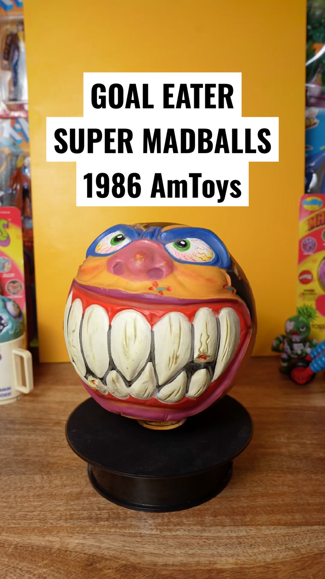 $500 Soccer Ball, Goal Eater, the 1986 Super Madball. Collector