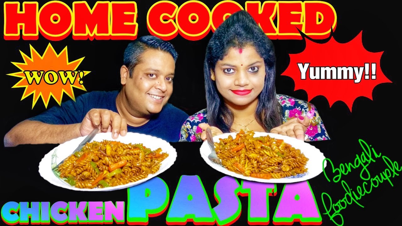 Home Cooked Chicken Pasta || Restaurant Fail || Husband Wife Eating
