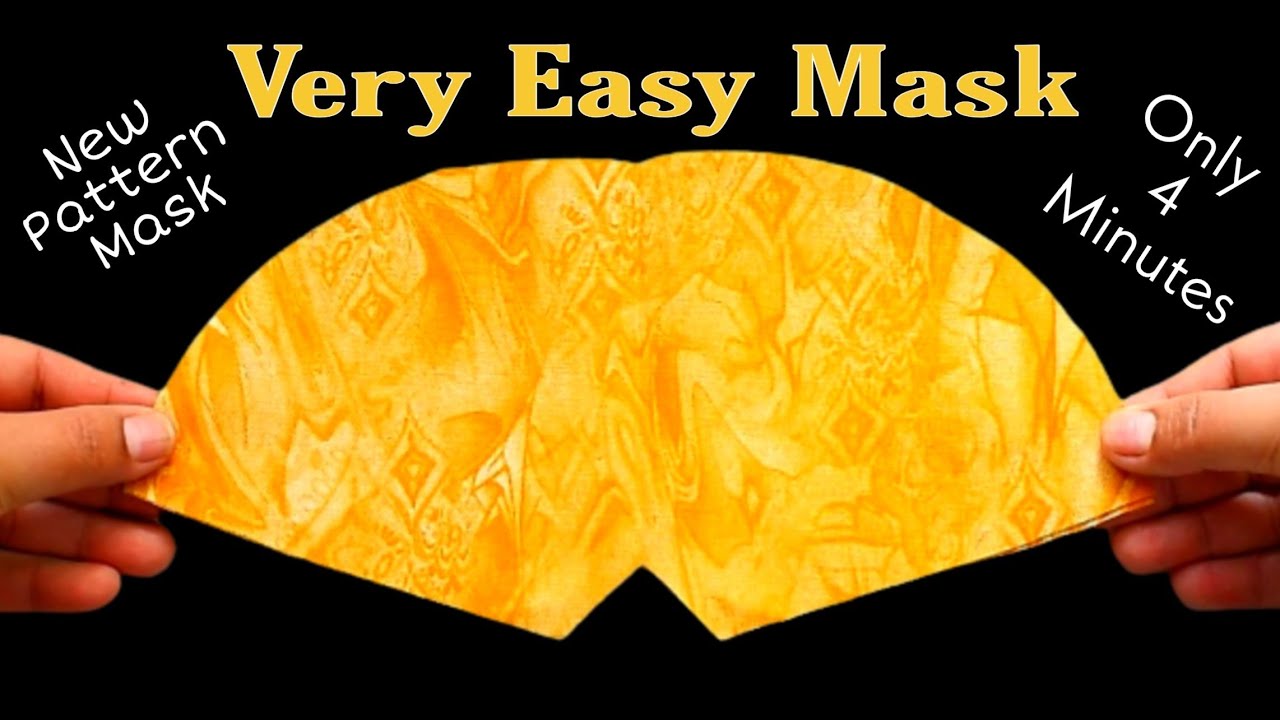 (Very Easy) Face Mask Sewing Tutorial How To Make Easy Face Mask At Home DIY Cloth Face Mask