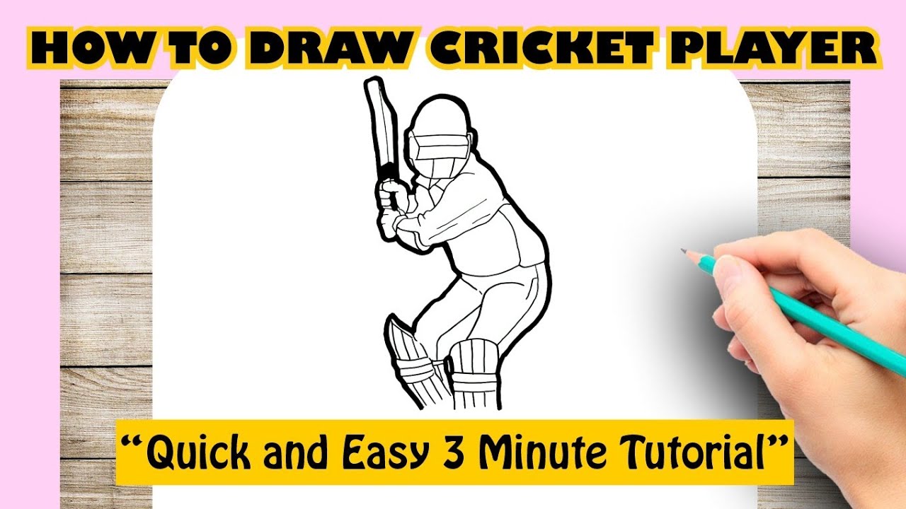 Cricket Drawing With Colour  Online Casino India