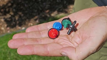 Choosing drip system emitters for water-wise plant gardens