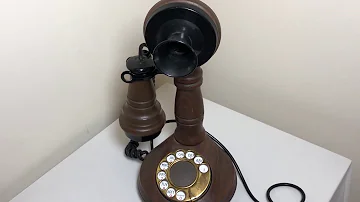 Vintage Deco Tel Candelstick Phone DEMO Ringing
