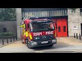 *F322* London Fire Brigade Pump Turnout from Stoke Newington Fire Station