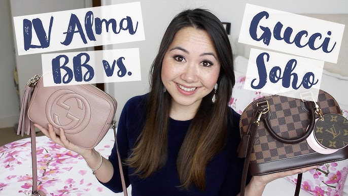 LOUIS VUITTON ALMA BB VS GUCCI OPHIDIA REVIEW & COMPARISON ~ WHICH IS  BETTER?? 