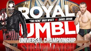 THE FIEND BRAY WYATT VS DANIEL BRYAN ROYAL RUMBLE 2020 FULL MATCH WWE 2K20