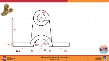 Sectional Orthographics : Part 1 Mechanical Drafting By Azim Sir