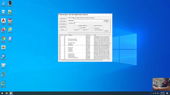 Hướng dẫn Mod bios old main line to boot window from Card Adapter Pci E to M 2 NVMe