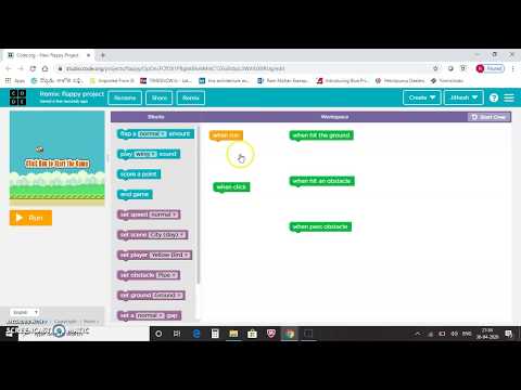 flappy bird app creation using code.org