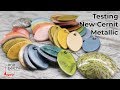 Testing New Cernit Metallic + Mica Shift & Mokume Gane tutorial - Polymer Clay | Ana Belchí