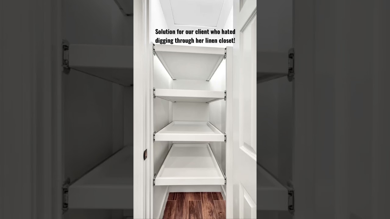 Deep closets can still be functional! 