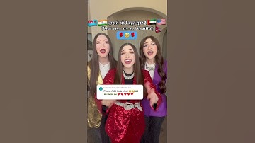 Thumbnail of Aditi Name Song In Hindi! 🇮🇳🇵🇰🇳🇵K3 Sisters #shorts #india #pakistan #nepal #hindi #viral