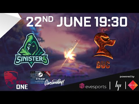 EveSports - EGL One Dota 2 Season 1 - Sinister 5 vs DUC