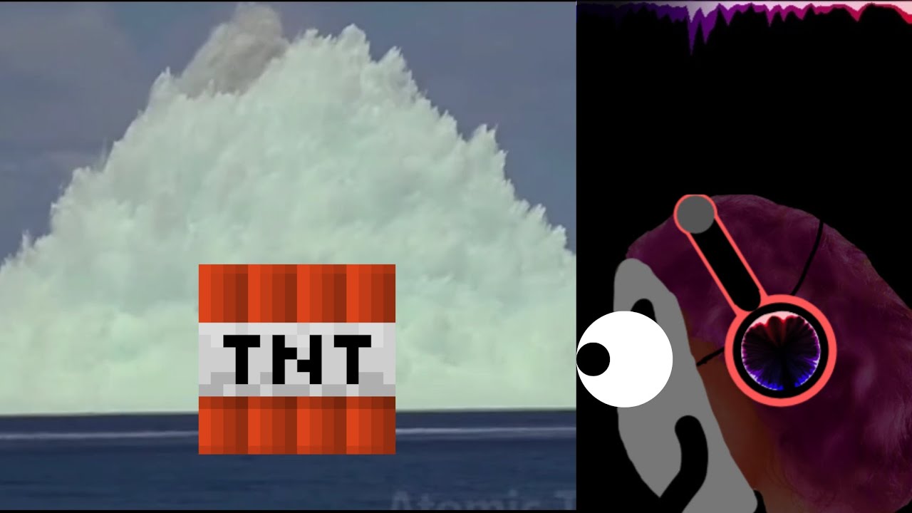 Reagisco all'esplosione di una bomba nucleare su minecraft ☢️ - YouTube