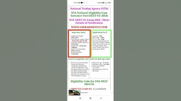 NTA NEET UG 2024 Admissions Online | NTA NEET UG FORM FILL KAISE  KARE 2024 | UG NET KA FORM FILLUP