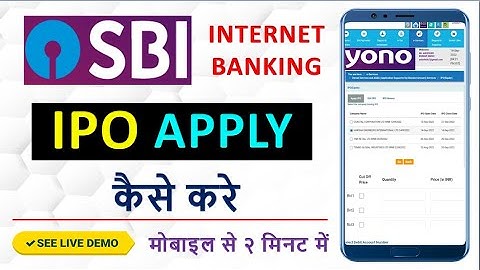 Know How To Apply IPO Through SBI Internet Banking ! SBI Se IPO kaise Apply Kare !