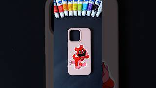Bobby Bearhug From Smiling Critters  Drawing On Iphone Case With Acrylics Poppy Playtime