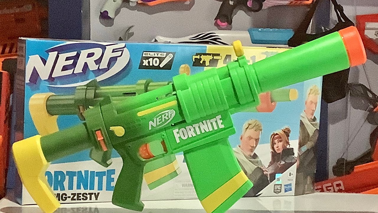 Nerf Fortnite SMG Zesty! REVIEW! Honest Opinion! Out Of The Box