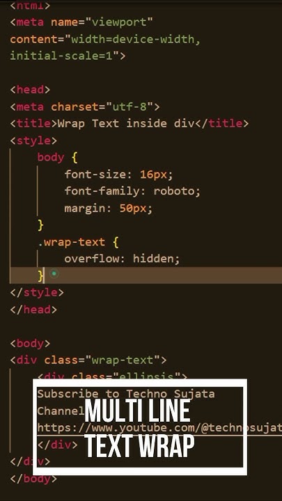 How to add three dots (...) in Single & Multiline text using css - YouTube