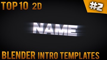 TOP 10 Blender 2D Intro templates #2 (Free download) - IntroFactory